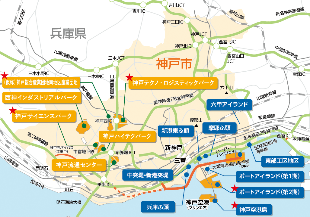 神戸市産業用地